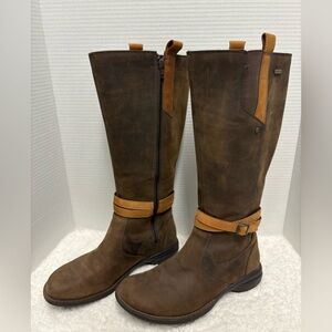 Merrell Brown and Tan Heeled Boots